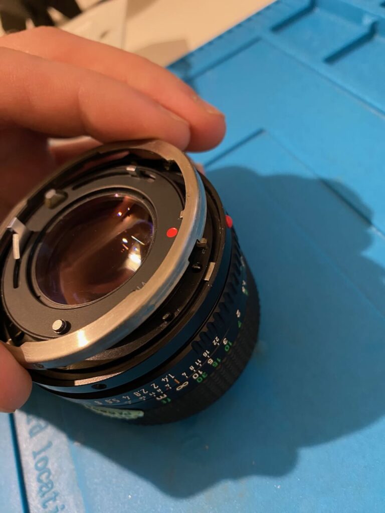 How to repair loose rubber rings on lenses (without replacing it) 